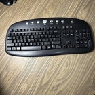 Logitech Cordless Keyboard Y-raj56a   Original Receiver Usb ps2 Tested Working
