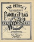 1886   large   Map Of Africa Fm 1889 People s Atlas See Description