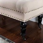 Entrance Bench Entryway End Of King Bed Long Chic Upholstered Dining Tufted 62 