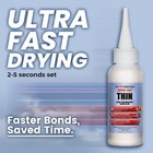 Starbond 2 Oz Thin Super Glue Pro Kit - Super Fast Premium Ca Glue  2-3 Cps