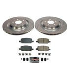 Powerstop Rear Brake Kit For Tesla 3 2017-21   Tesla Y 2020-24 - Drilled And    
