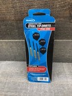 Halex Competition 1000 Steel Tip Darts 18 Grams Poly Flights   Shafts Pack 12a