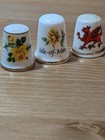 Vintage Thimbles Collection  Lot Of 10  Bone China  Pewter  Delft