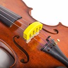 Brand New Lightweight Heavy Rubber Acoustic Violin Yellow Mute Free Shipping