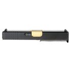 Complete Assembled Slide For Glock 19 Gen 1-3   Pvd Gold Barrel   No Rmr