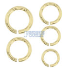 14k Solid Yellow Gold Jump Ring Round Open 2 5mm - 6mm Chain End 1 Piece Usa
