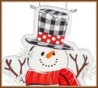 Evergreen Door Decor    Snowman   Huge Estate Door Hanger - Brand New