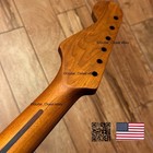 Vintage 21 Fret Roasted Maple Rosewood Strat Neck Satin Fits Fender Body Vsrt