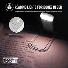 Usb Rechargeable Clip On Book Led Light Dimmable Lamp For Reading In Bed