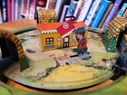 Very Nice Vintage 1920 s  Marx Tin Litho Wind Up  Honeymoon Express - Variation