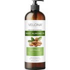 Velona Sweet Almond Oil - 16 Oz   100  Pure And Natural Carrier Oil   Refined   