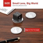 Hidden Camera Spy Camera  Wifi Security Nanny Cam  Mini Home Indoor Black 