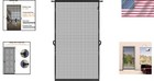 Retractable Hanging Screen Door For 36  X 80  Entries - Easy Install   Fireproof