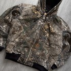 Vintage Carhartt Realtree Camo Hooded Jacket Sz Medium Regular J143 Cmo Rare