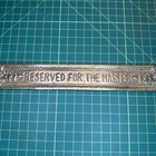 Reserved For Master Brass Door Sign Captains Quarters Nautical Boat Plaque 12 5 