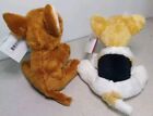 2 Russ Yomiko Classics Soft Brown black   White Dogs 5  Plush Stuffed Animal Toy