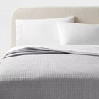 King Jersey Quilt - Threshold  Cotton Knitted Coverlet Heavyweight Machine