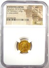 Heraclius Av Tremissis Gold Cross Coin 610-641 Ad - Certified Ngc Ms  unc 
