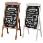 Wood Frame Cafe Restaurant Bar Sidewalk Chalkboard Easel Menu Wedding Sign Board