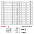 5m 10-100t Timing Belt Pulley Gear Wheel Sprocket 5-25mm Bore For 20mm Beltwidth
