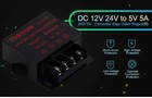 12v 24v To 5v 5a 25w Dc-dc Converter Voltage Regulator Step Down Reducer Module
