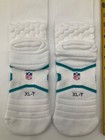 Miami Dolphins Team Issued Nike White aqua navy Football Game Socks Size  Xl-t