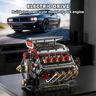 V8 Engine Model Kit That Runs 8-cylinder Car Engine Building Set With Rechargeab