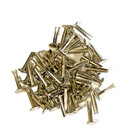 Vintage Antique Trunk Steamer 3 4  Nickel Plated Split Rivets Lot Of 50