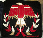 2 Brand New Judi Boisson  thunderbird  Hand-hooked Pillows  2001  Black  