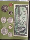1967 Canadian Confederation Centennial Commemorative Coin Banknote Souvenir Set