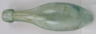 Antique Green Glass 1800   s Torpedo Bottle Beautifully Aged -  egg Shaped 
