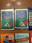 Huge Lot Of 161 Unopened Old Vintage Baseball Cards  11  Sealed Packs 80   s 90   s