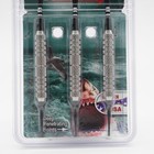 Bottelsen Great White Super Alloy Soft Tip Ruf Kut Darts 18 Grams Grey black