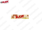 Authentic Raw Organic Hemp Kingsize Slim Unrefined Rolling Papers   10 Packs
