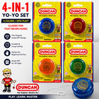 Duncan Imperial Yo-yos Bundle Of 4 Classic Beginner Yoyo Toy Set New