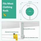 8 Pcs Baby Closet Dividers For Clothes  Round Baby Clothes Organizer  Baby Close