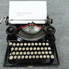 Underwood 4 Bank Portable Typewriter Serviced Fully Functional 1926 Antique Usa