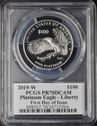 2019-w  100 American Platinum Eagle Pcgs Pr70dcam Fdoi Mercanti -    coingiants   