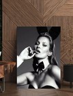 Kate Moss Playboy Canvas Picture- Framed Print Fine Art Paper Poster - Wall Art