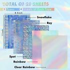 20-100 Mixed Koala Holographic Vinyl Sticker Paper For Inkjet   Laser Waterproof