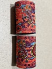 2 Stubby Holders Bottle Cooler Stubbie Beer Can Australia Aboriginal Art Coozie 