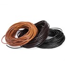 Genuine Cowhide Leather String Cords For Jewelry Making  Beading   Diy Crafts -