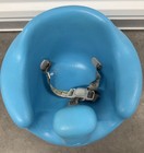 Bumbo Baby Infant Soft Foam Floor Seat With 3-point Adjustable Harness Aqua blue