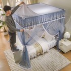 Summer Bed Netting Mosquito Net With Tubes Palace Style 3 Doors Curtain For Bed
