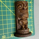 Vtg Coco Joes Lucky Tiki Carved 4    Figure Hapa Wood Made N Hawaii  30 Totem Pole
