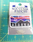 New Alaska Iron On Embroidered Souvenir Patch Sunset W  Big Dipper Over Mountain