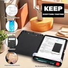 Clipboard With Storage Side-opening  8 5x11 Heavy Duty Clipboard W  Pen Holder