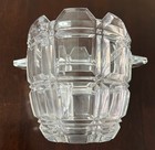 Towle Leaded Crystal Ice Bucket Barware Panel Design Champagne 6 5  X 6 