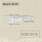 Custom Handmade Carbon Steel Blade Tactical Bowie Knife   Hunting Knife Camping