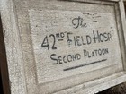 World War Two Hand Painted Military Sign 